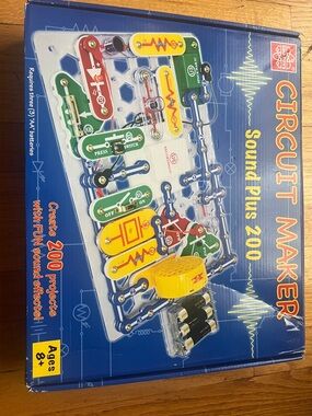 Circuit Maker Sound Plus 200 Kids Electronics Kit - Blue/Multicolor